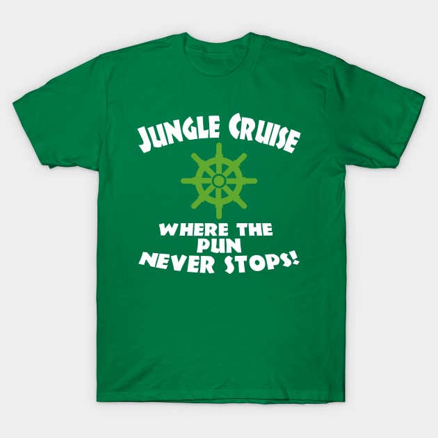 Jungle Cruise - Where the Pun Never Stops T-Shirt by restlessart